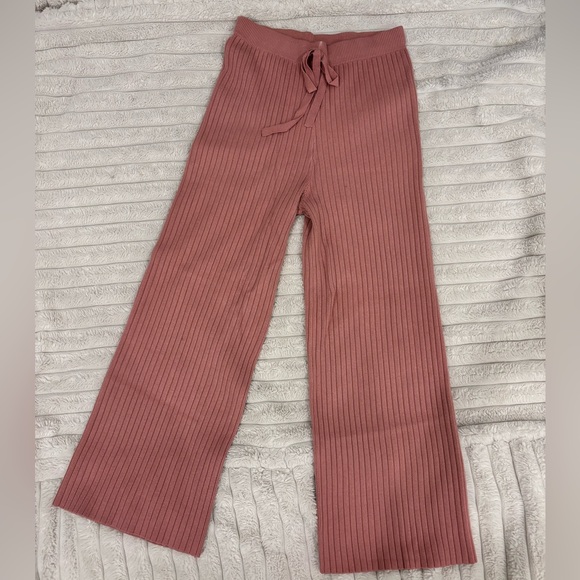 Lulus Ribbed Knit Cropped Sweater Set - Picture 4 of 7